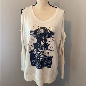 Rock & republic Star Wars Cold shoulder top